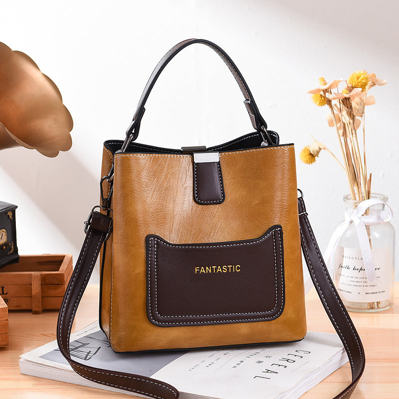 Dropshipping 2026 new korean style cute crossbody shoulder bag fashionable large capacity women's bag simple foreign trade wholesale