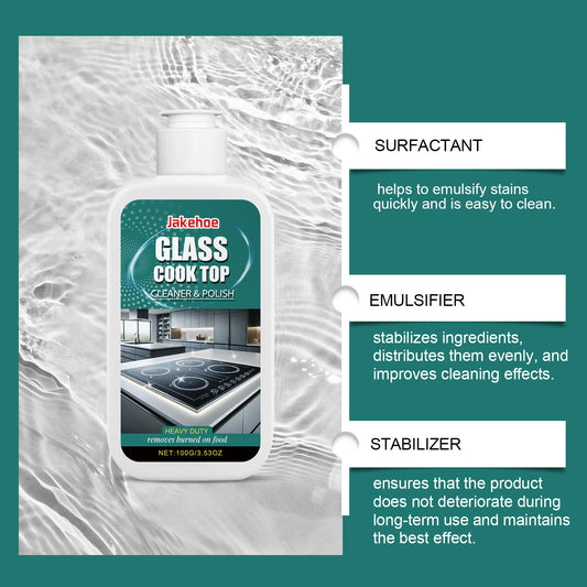 Jakehoe glass stove cleaning polish, household kitchen cleaning electromagnetic ceramic stove decontamination clean