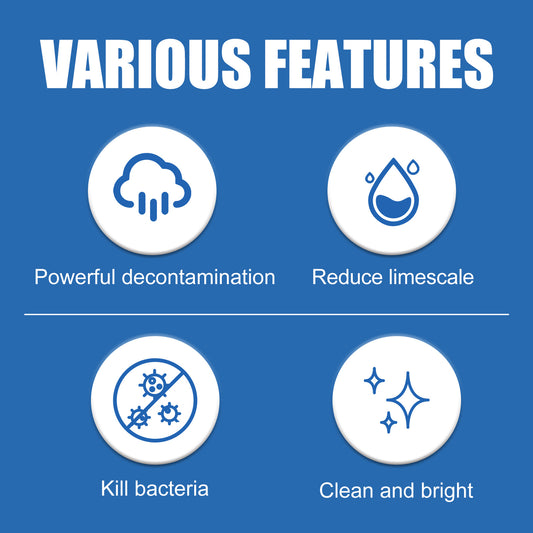 Jue-Fish Dishwasher Cleaning Tablets Decontamination, Oil Stain Removal, Scale Cleaning Tablets Dishwasher Cleaning Special Maintenance Tablets