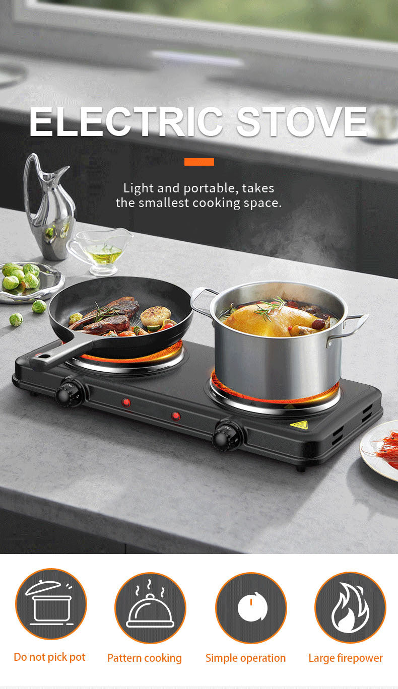 Household european standard electric cooker - multifunctional induction cooktop, electric hot plate, adjustable temperature cooking machine - electric stove