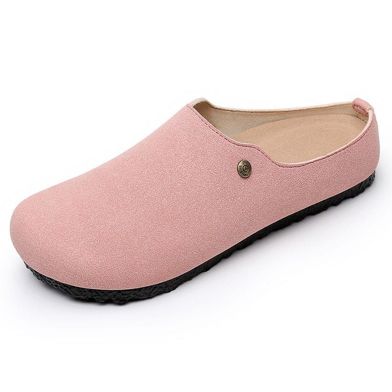 Women's shoesversatilesummernew arrival birkenstock shoescut out fishbone slippersoutwearclassy half slippers breathable sandals