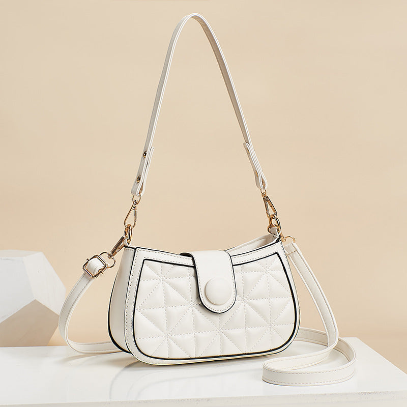 2026 spring new trendy fashion diamond lattice women's bag chain chic korean style small square bag casual shoulder crossbody bag