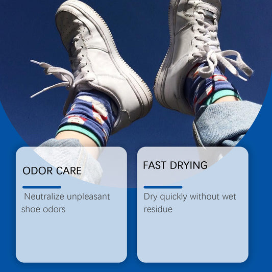 JAKEHOE shoes and socks deodorizing spray, summer sweating shoes and socks odor removal, clean, refreshing and comfortable portable spray