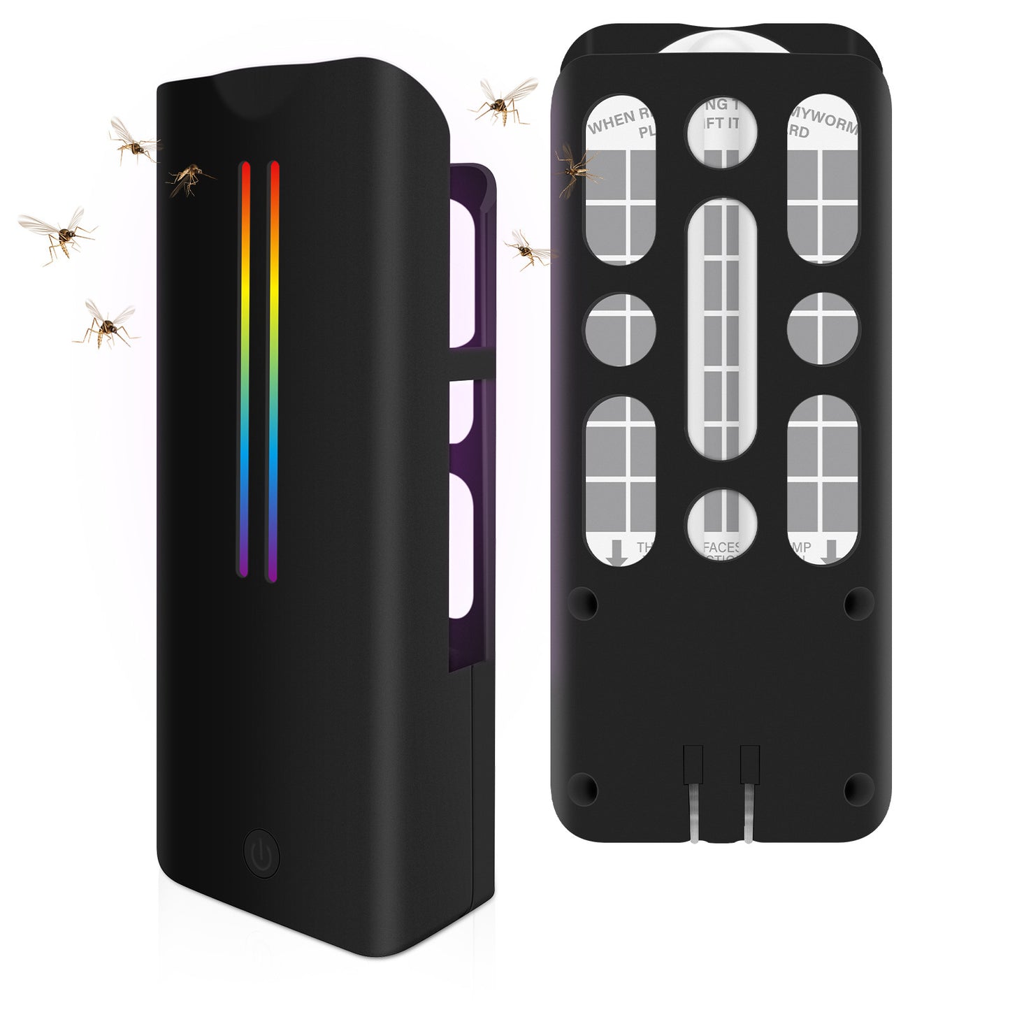 Commercial mosquito killer lamp - silent mosquito repellent for restaurants, hotels, supermarkets, and shops - sticky trap mosquito and fly killer