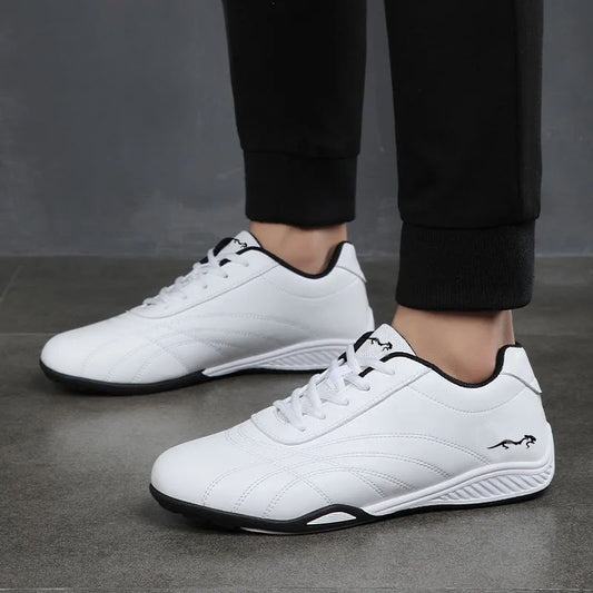 Men's new travel shoes soft sole leather trendy casual shoes fashionable lightweight men's sneakers cross-border wholesale