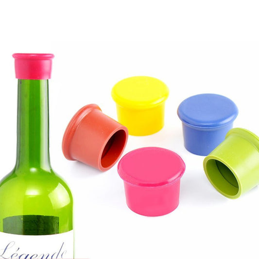 2026 new food-grade silicone beer cap, red wine stopper sealed and fresh-keeping bottle cap seasoning stopper
