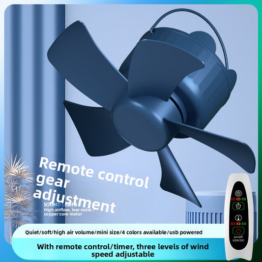 New arrival smart desktop fan usb rechargeable fan remote control timing desktop circulation fan mini handheld xiaofan