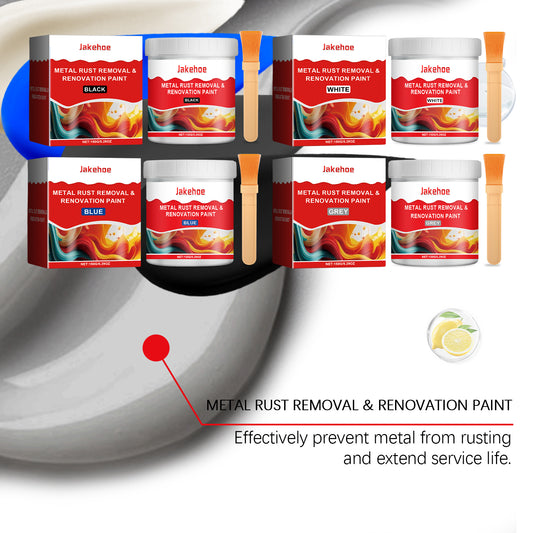 JAKEHOE water-based metal anti-rust paint, water-resistant and anti-rust metal primer, refurbished, stable and durable, multi-color optional
