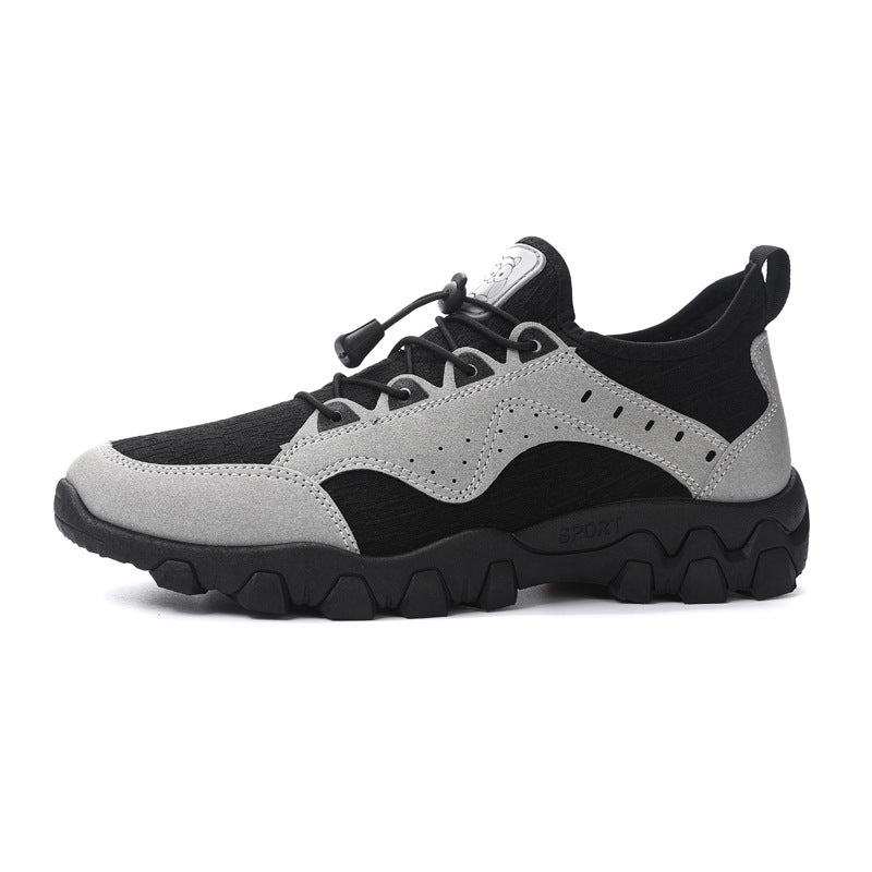 Customizable new hiking shoes, low-cut round toe athletic running shoes, cross-border export, plus size casual shoes - direct from the manufacturer