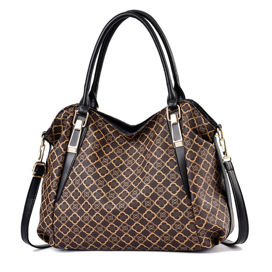 Middle-aged ladieswear bag 2026springnew arrivaltrendyfashionsatchel large capacity shoulder crossbody women's bag dropshipping