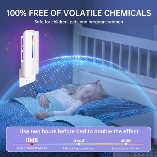 Commercial mosquito killer lamp - silent mosquito repellent for restaurants, hotels, supermarkets, and shops - sticky trap mosquito and fly killer