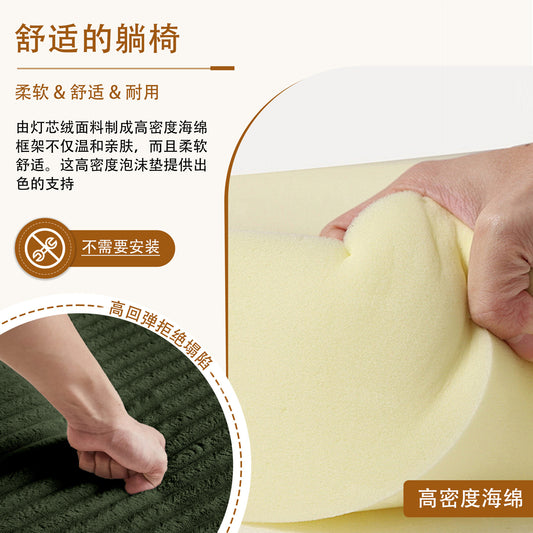 Cross-border lazy sofa compressed single reclining and sleeping leisure chair living room small apartment sofa bed