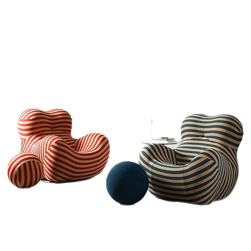 Mom's Embrace single compression sofa fabric casual chair, for living room, balcony, bedroom, reclining lazy sofa