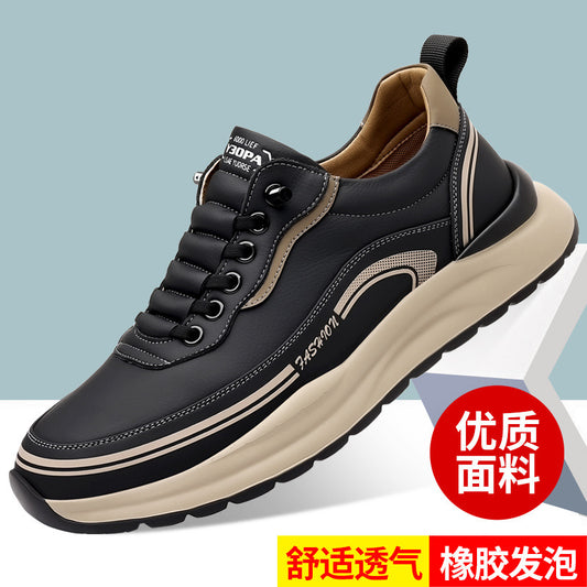 Men's new korean style fashion sneakers - lightweight, soft sole, outdoor casual slip-on loafers