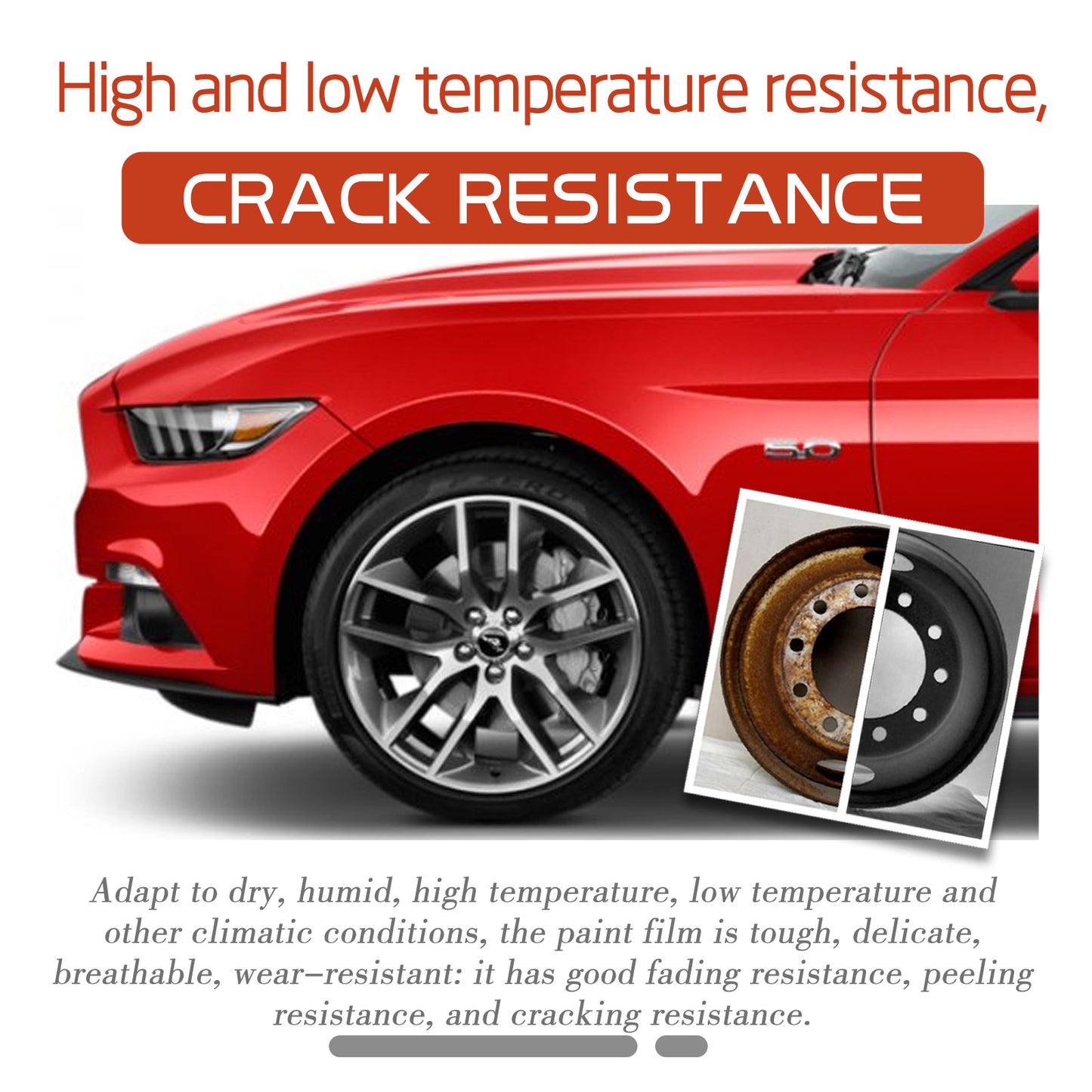 Jue-Fish multi-purpose anti-rust paint, metal anti-rust paint, anti-corrosion and anti-rust paint, radiator refurbished paint
