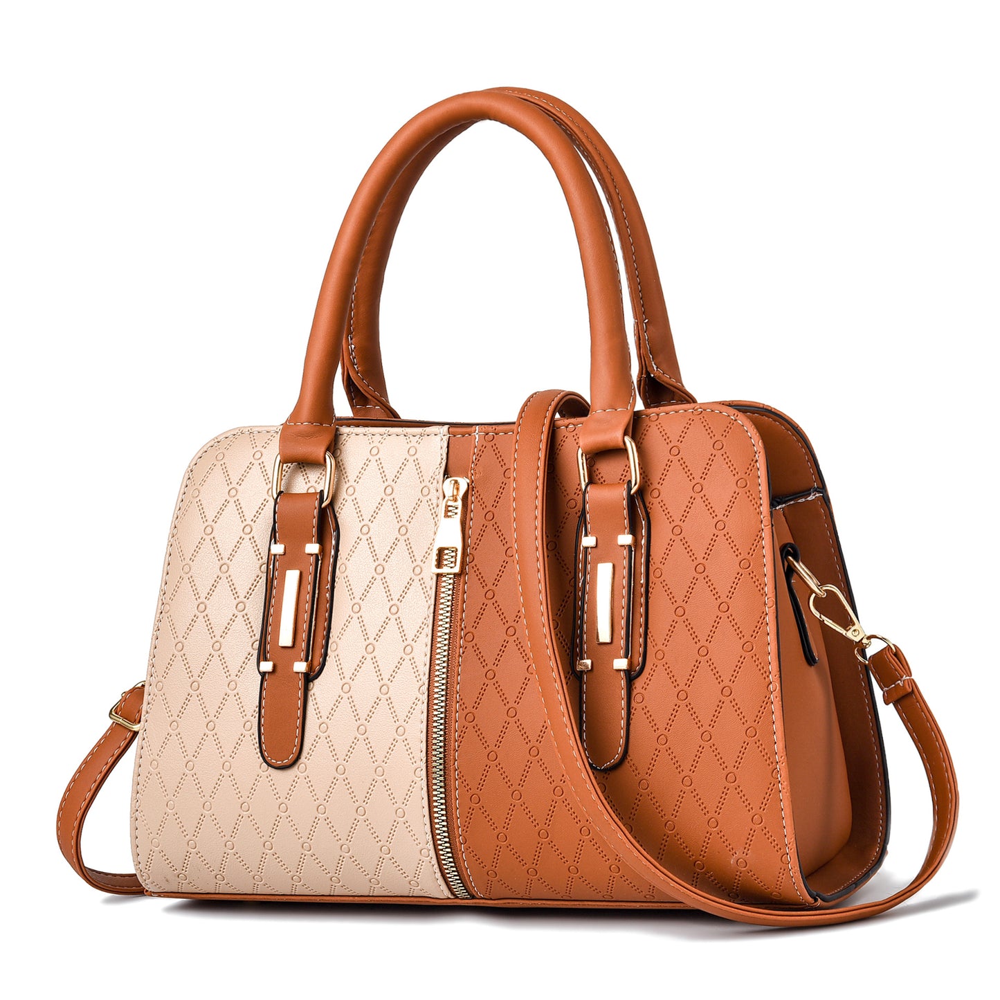 2026 new fashion color block women's tote bag - european & american style, large capacity, shoulder & crossbody bag - trendy, dropshipping available