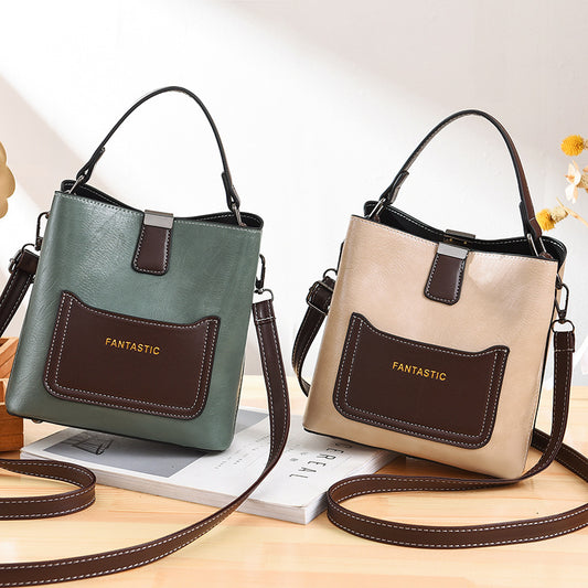 Dropshipping 2026 new korean style cute crossbody shoulder bag fashionable large capacity women's bag simple foreign trade wholesale