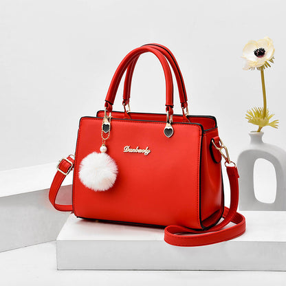Women's bag 2026 new korean style minimalist shoulder & crossbody bag solid color tote bag fashion dropshipping