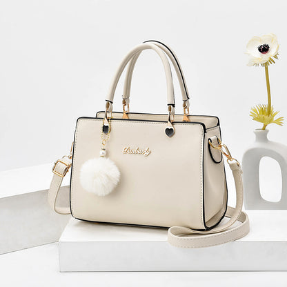 Women's bag 2026 new korean style minimalist shoulder & crossbody bag solid color tote bag fashion dropshipping