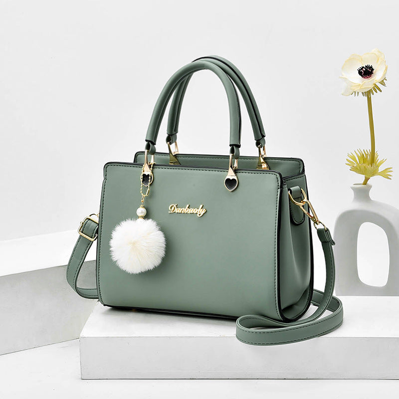 Women's bag 2026 new korean style minimalist shoulder & crossbody bag solid color tote bag fashion dropshipping