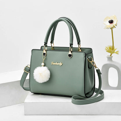 Women's bag 2026 new korean style minimalist shoulder & crossbody bag solid color tote bag fashion dropshipping