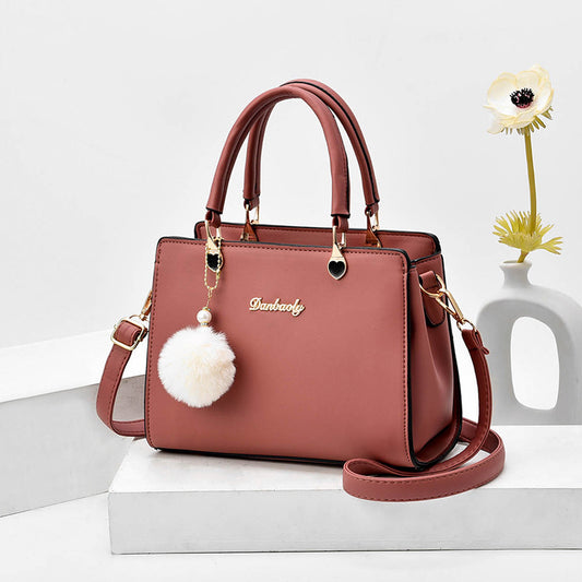 Women's bag 2026 new korean style minimalist shoulder & crossbody bag solid color tote bag fashion dropshipping