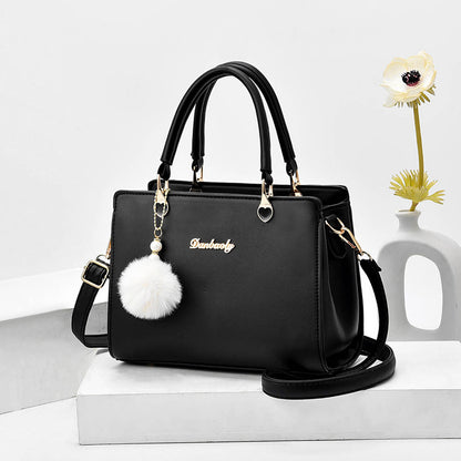 Women's bag 2026 new korean style minimalist shoulder & crossbody bag solid color tote bag fashion dropshipping