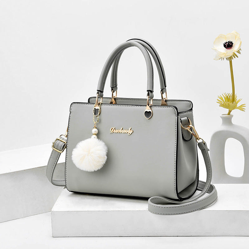 Women's bag 2026 new korean style minimalist shoulder & crossbody bag solid color tote bag fashion dropshipping