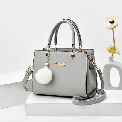 Women's bag 2026 new korean style minimalist shoulder & crossbody bag solid color tote bag fashion dropshipping