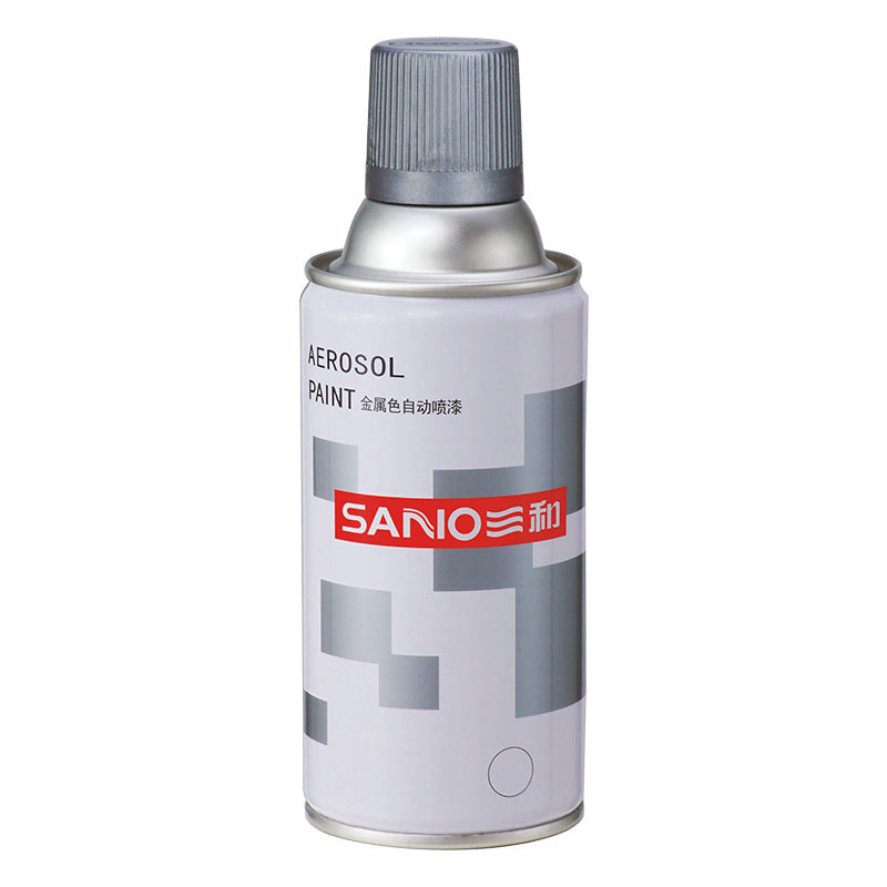 Sanhe self-spray paint metallic paint gold silver car wheel color change refinish paint pen graffiti paint furniture spray paint matte