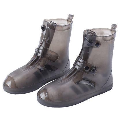 Non-slip silicone shoe cover, middle tube thickened, wear-resistant, waterproof and rainproof, outdoor fashion, daily protection is convenient, practical and comfortable