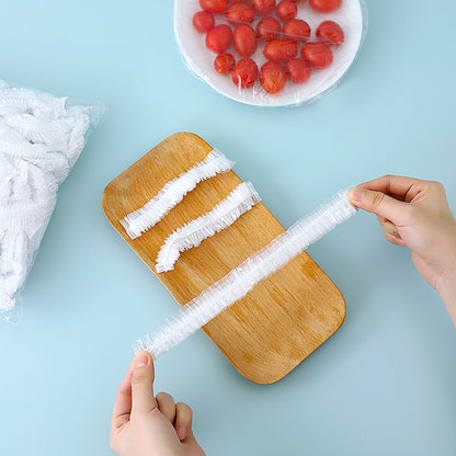 PE one-time plastic wrap set vegetable household refrigerator fresh-keeping cover disposable plastic wrap bag plastic wrap cover