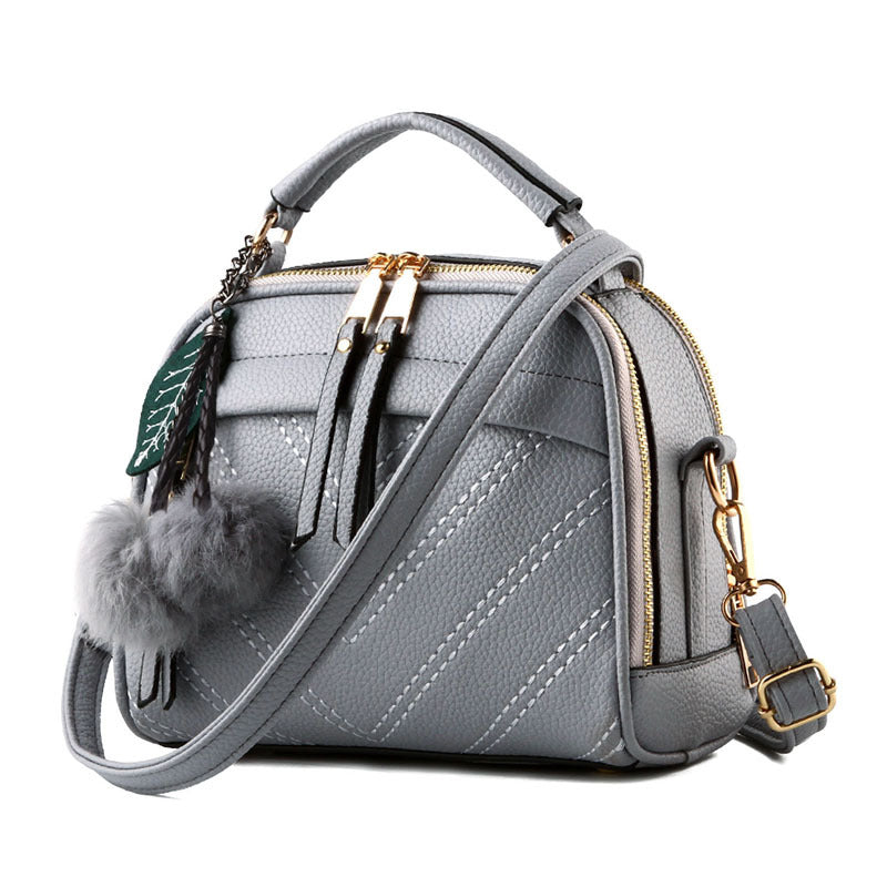 Women's medium bag 2026 spring new trendy korean style fresh fashion shoulder crossbody small square bag - dropshipping available