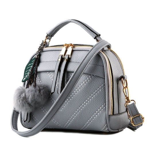 Women's medium bag 2026 spring new trendy korean style fresh fashion shoulder crossbody small square bag - dropshipping available