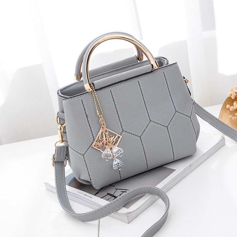2026 chic new shoulder bag tote embroidered korean style casual women's bag crossbody small square bag - dropshipping available