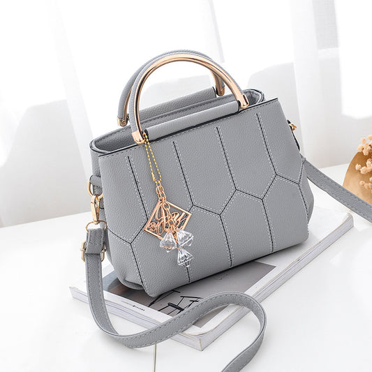 2026 chic new shoulder bag tote embroidered korean style casual women's bag crossbody small square bag - dropshipping available