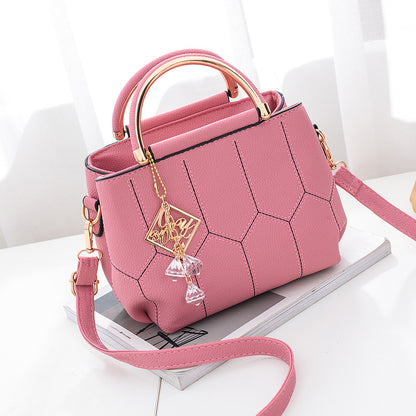 2026 chic new shoulder bag tote embroidered korean style casual women's bag crossbody small square bag - dropshipping available