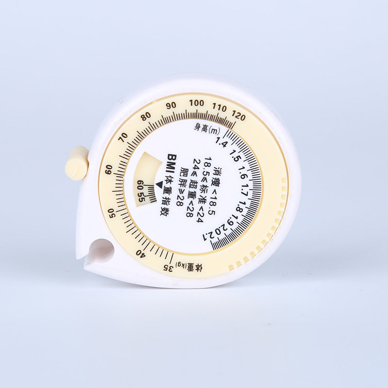 BMI Waist Measure Double Function Health Measure Body Mass Index Tape Measure Water Drop Gift Tape Measure Printable Advertising