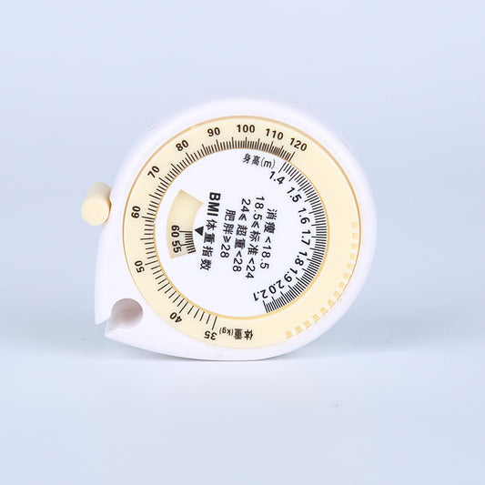 BMI Waist Measure Double Function Health Measure Body Mass Index Tape Measure Water Drop Gift Tape Measure Printable Advertising