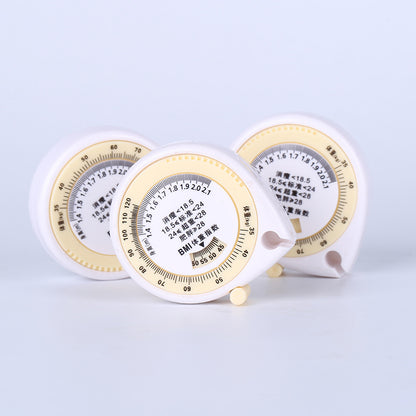 BMI Waist Measure Double Function Health Measure Body Mass Index Tape Measure Water Drop Gift Tape Measure Printable Advertising