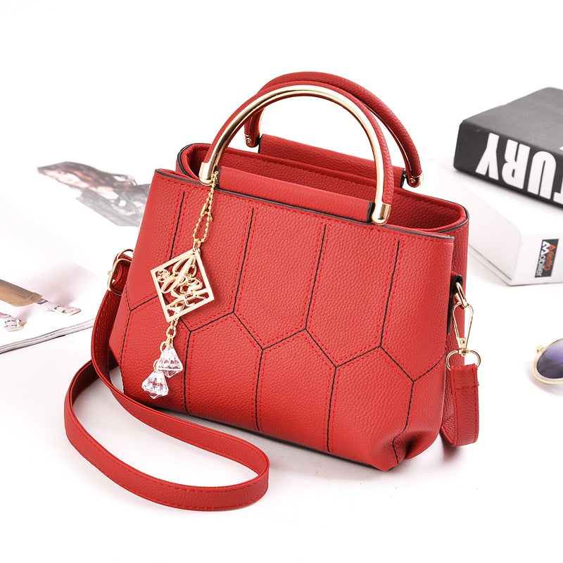 2026 chic new shoulder bag tote embroidered korean style casual women's bag crossbody small square bag - dropshipping available