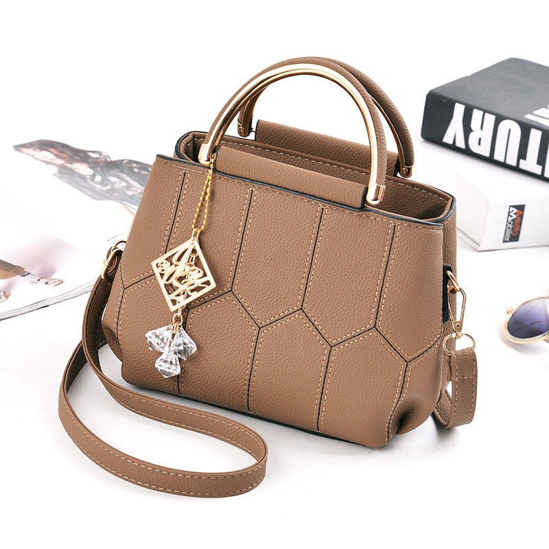 2026 chic new shoulder bag tote embroidered korean style casual women's bag crossbody small square bag - dropshipping available