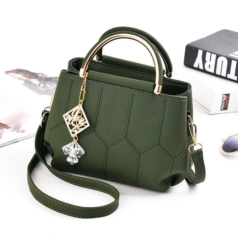 2026 chic new shoulder bag tote embroidered korean style casual women's bag crossbody small square bag - dropshipping available