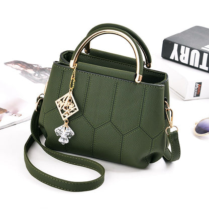 2026 chic new shoulder bag tote embroidered korean style casual women's bag crossbody small square bag - dropshipping available