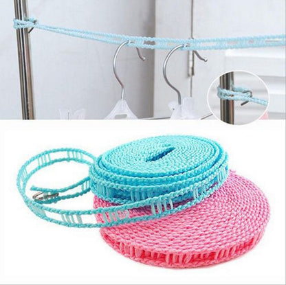 non-slip and windproof clothesline, fence-type clothesline 3 meters 5 meters drying rope, outdoor travel clothesline manufacturer