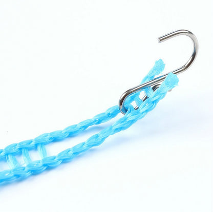 non-slip and windproof clothesline, fence-type clothesline 3 meters 5 meters drying rope, outdoor travel clothesline manufacturer