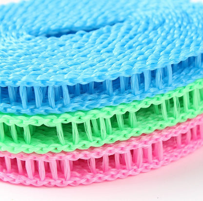 non-slip and windproof clothesline, fence-type clothesline 3 meters 5 meters drying rope, outdoor travel clothesline manufacturer