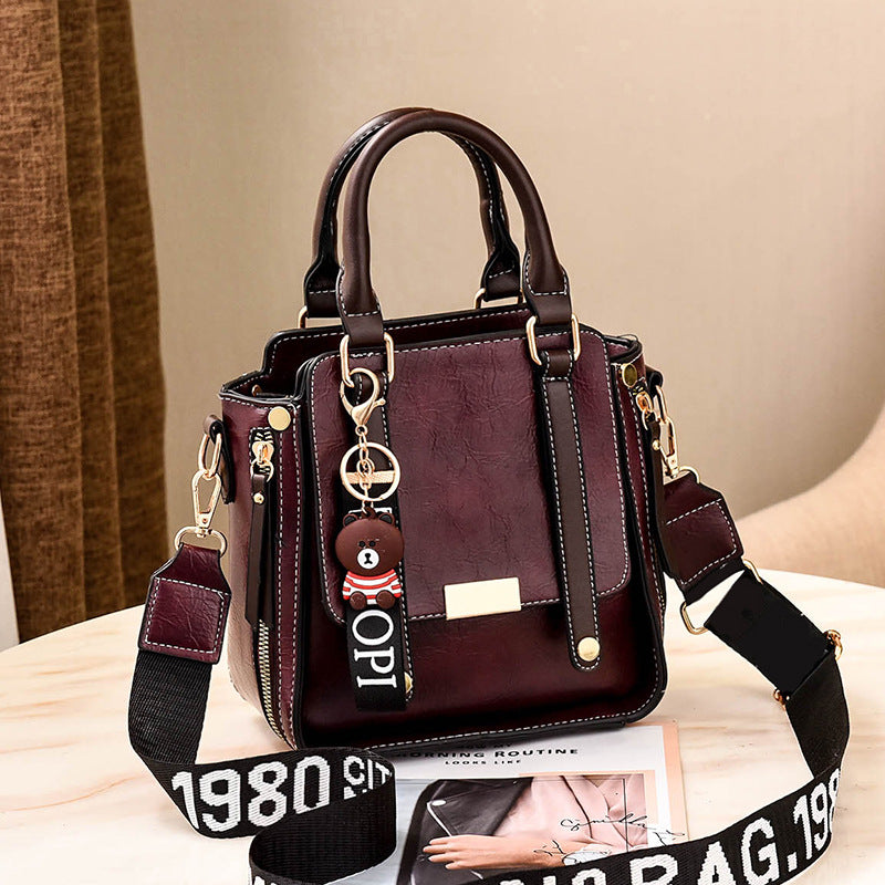 2026 new stylish design handbag - spring retro shoulder & crossbody bag - solid color trendy fashion women's bag - dropshipping available