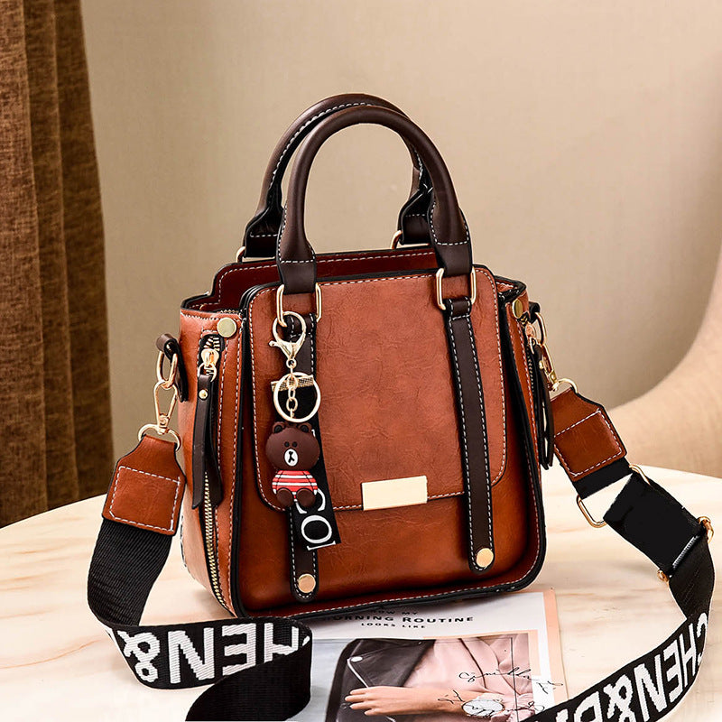 2026 new stylish design handbag - spring retro shoulder & crossbody bag - solid color trendy fashion women's bag - dropshipping available