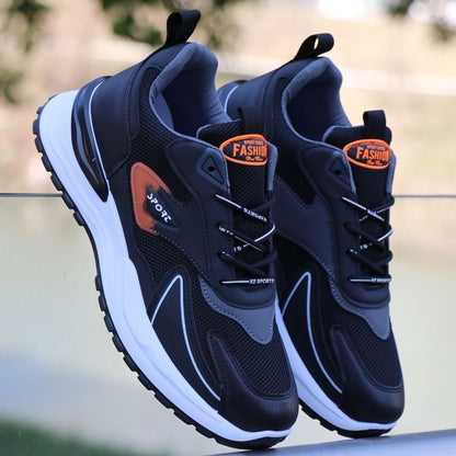 Men's cross-border trade athletic & casual shoes - flyknit mesh breathable running shoes - stylish lightweight dad shoes - wholesale